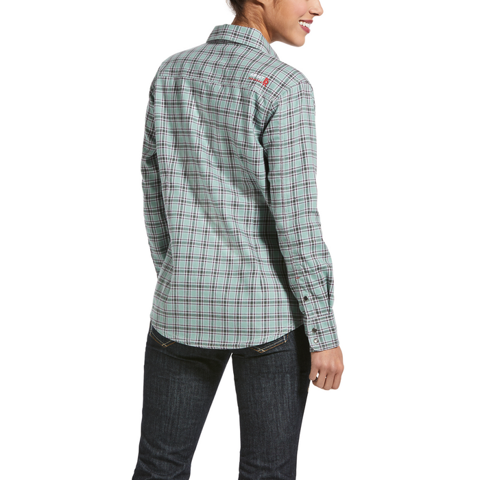 FR EBERLY SNAP WORK SHIRT - 400-Blue | Ariat 10033164