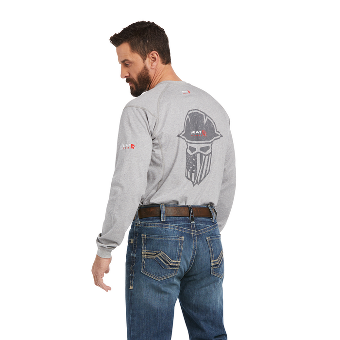 FR FULL COVER GRAPHIC LONG-SLEEVE T-SHIRT - 011-Heather Grey | Ariat 10037712
