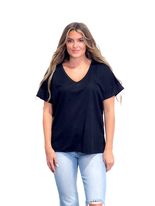 Gabi V-Neck Top - SexyModest Boutique
