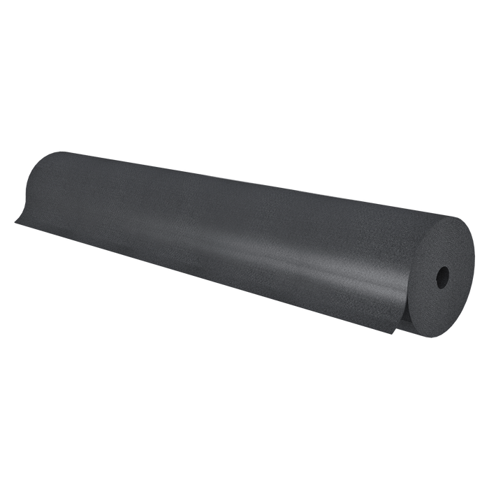 Roll of 72" wide gray non-woven carpet