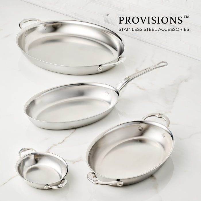 Hestan Provisions Oval Fish Pan 12.5 x 9 inches