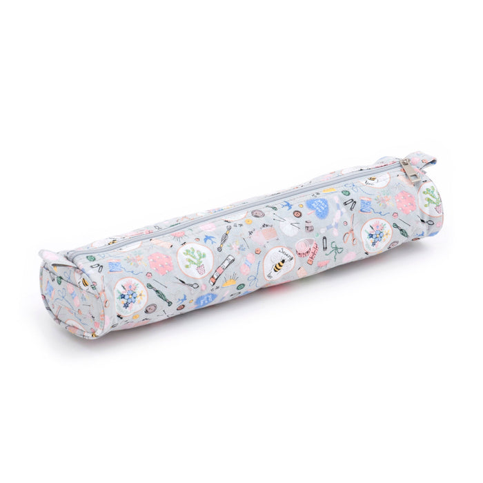 Hobby Gift: Knitting Pin Case: Soft: Homemade: Item size: (d/w/h) 12 x 41 x 7.5cm.