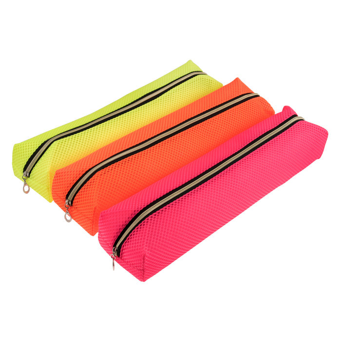 Hobby Gift: Knitting Pin Cases: Neon: 6 Pieces: Item size: (d/w/h) 10 x 43 x 9cm.