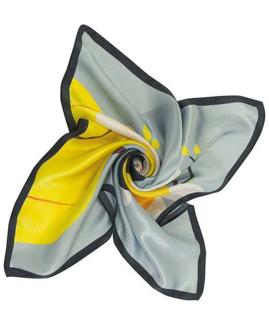 Joelle Abstract Patterned Ladies Silk Scarf - Image 1 - The Classic Boutique