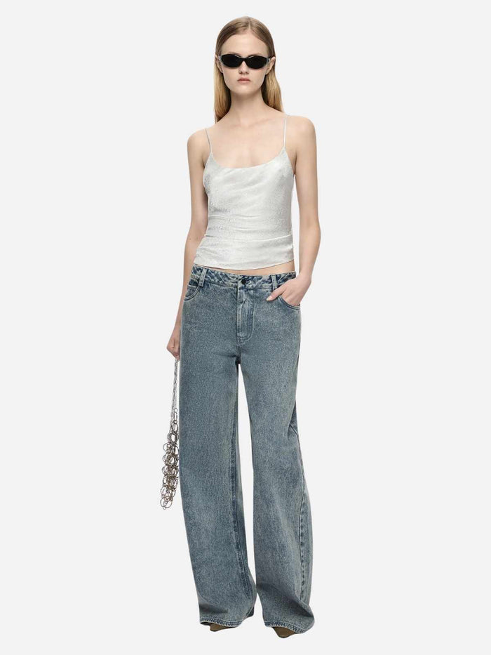 Juna Scoop Top - Silver
