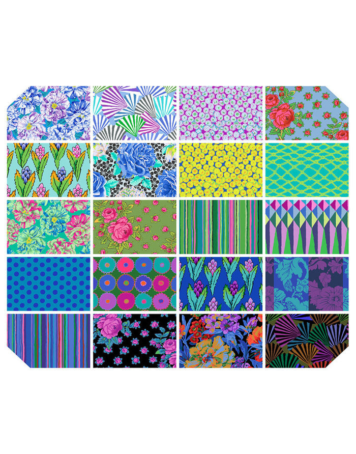 Kaffe Fassett Collective Fat Quarter Bundle (20pcs), Spring 2026 Cool