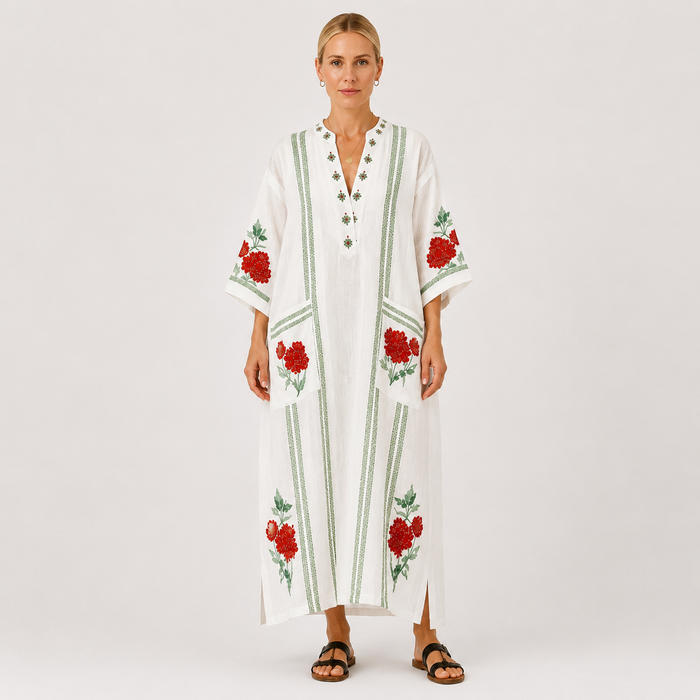Kaftan Elena Hvid Roser