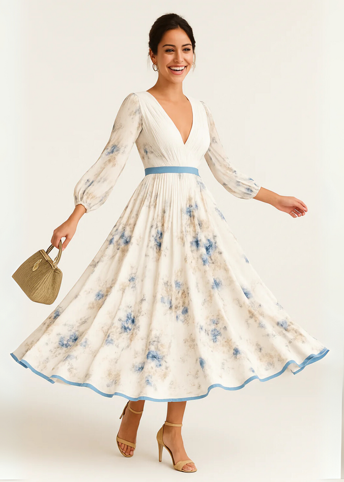 Katie | Elegant Floral Maxi Dress