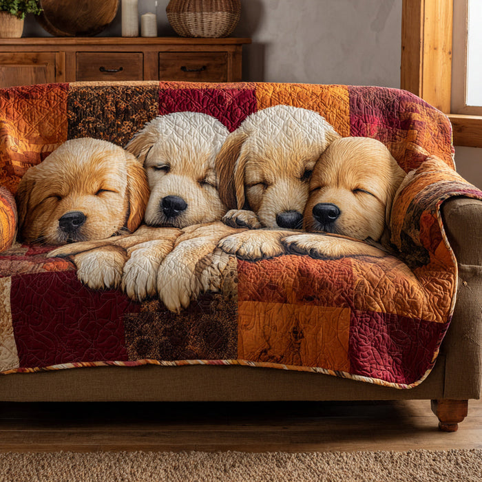 Katrien - Polstret sofaovertræk Golden Retriever