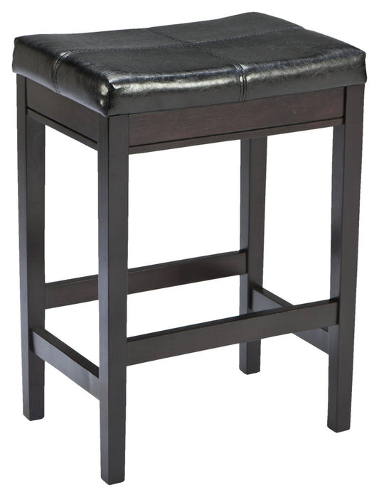 Kimonte D250 Dark Brown 2-Piece Bar Stool Set