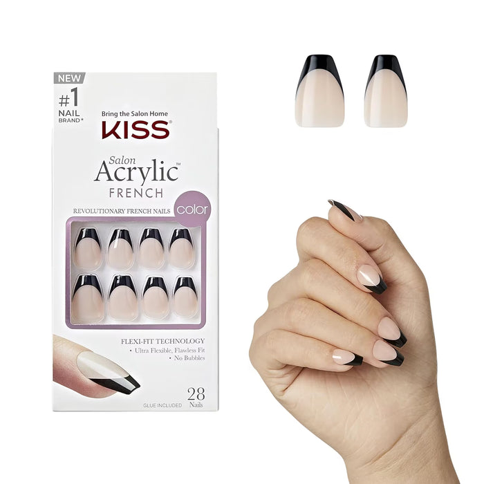 KISS Salon Acrylic Flame French Press-On Nails - 28 Ct - 36 Pack