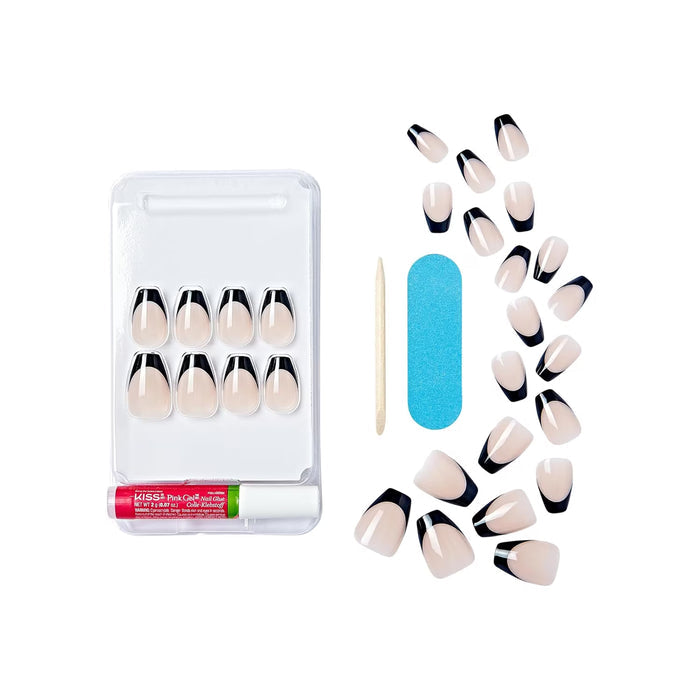 KISS Salon Acrylic Flame French Press-On Nails - 28 Ct - 36 Pack