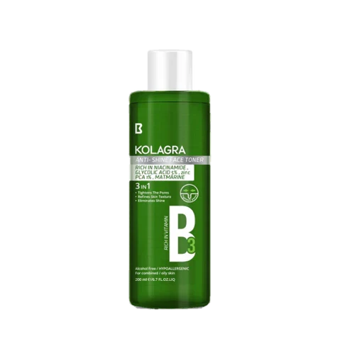 Kolagra Anti-Shine face toner 200ml