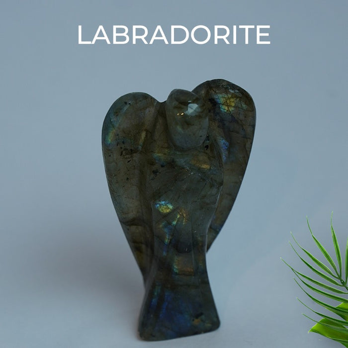Labradorite 2 inch Angel – Awakening Intuition, Protection & Spiritual Illumination