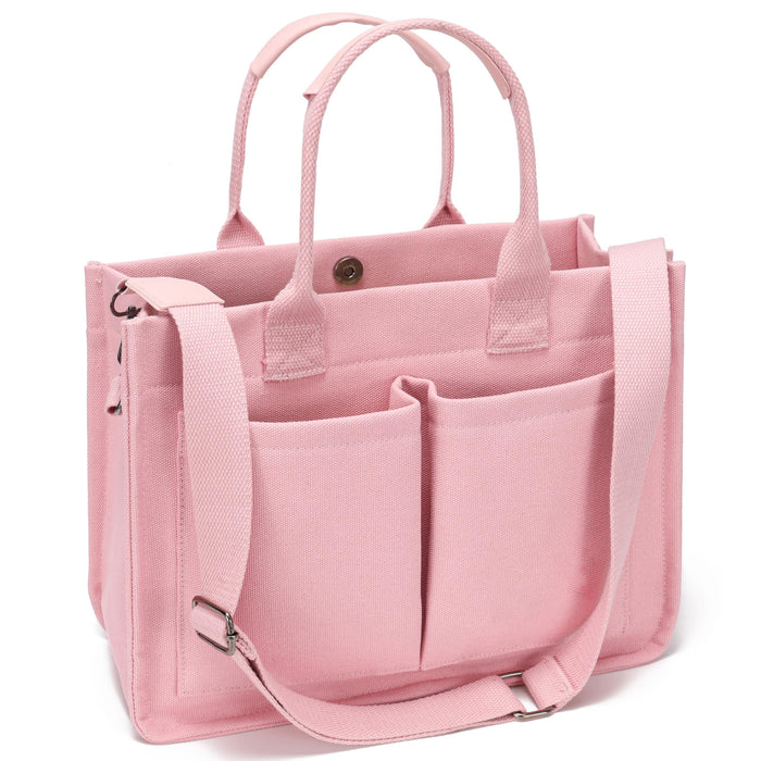 Large Canvas Laptop & Daily Crossbody Bag