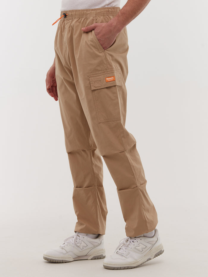 Lewin Beige Bottoms Woven Cargos Shot 4
