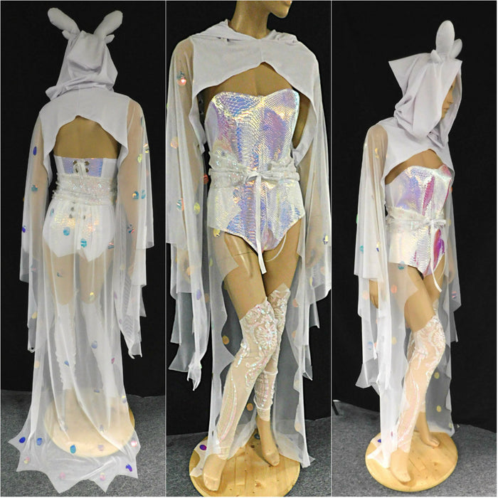 Light Fury Dragon Inspired Dance Festival Cosplay Costume