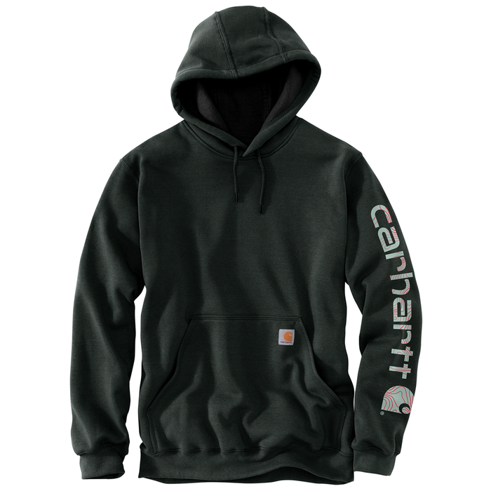 Loose Fit Midweight Logo Sleeve Graphic Sweatshirt - N36-Black-Big Sky | Carhartt K288