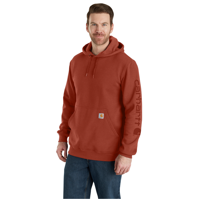 Loose Fit Midweight Logo Sleeve Graphic Sweatshirt - RB5-Saddle Red | Carhartt K288