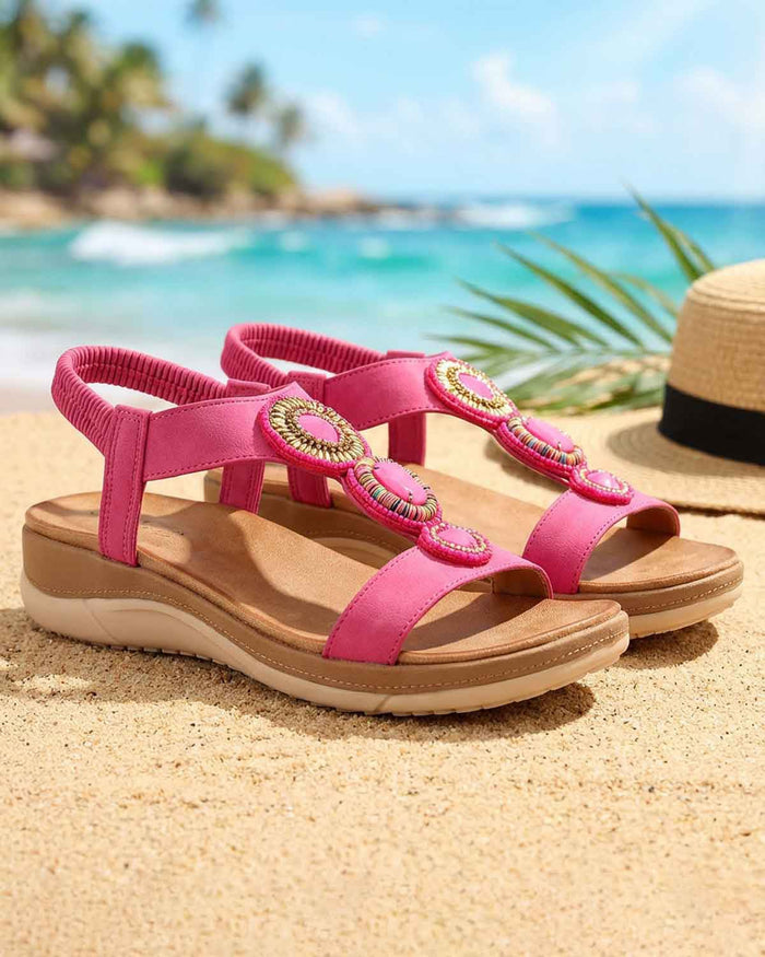 Lunar Kay Slip On Sandal - Pink - Lunar