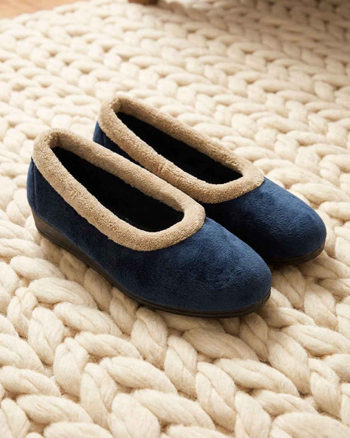 Lunar Mabel Slipper - Navy - Lunar