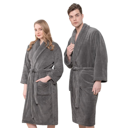 Luxury Spa Gown | Charcoal
