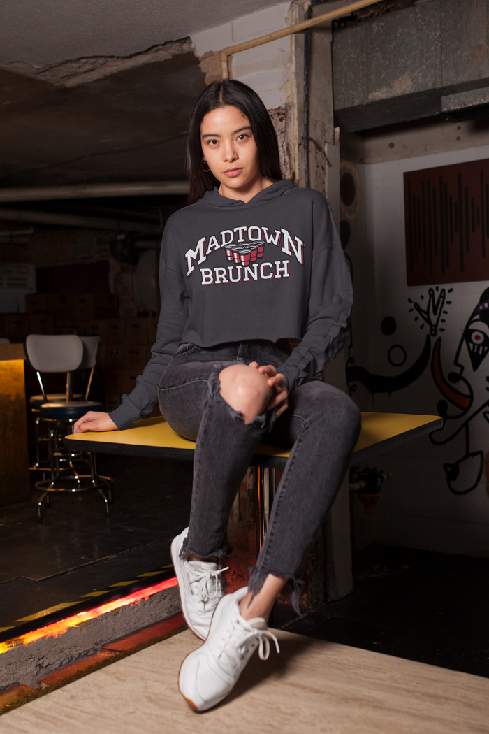 Madtown Brunch Women's Crop Hoodie | Madison, WI