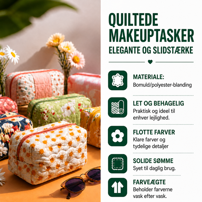 Makeuptaske "Lilla Iris"