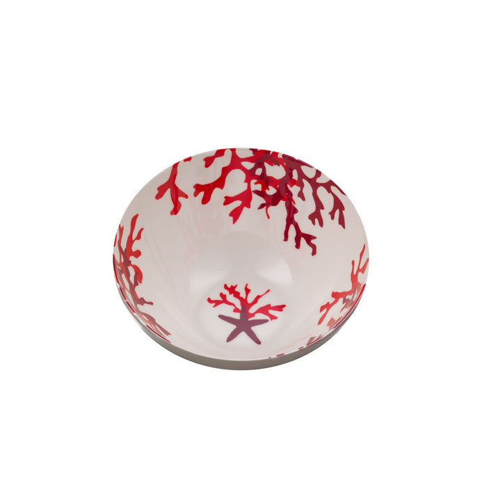 Mario Luca Giusti Corallo Red Plates Set