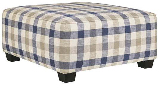 Meggett 1950408 Nautical Oversized Accent Ottoman