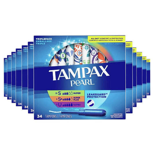 Meta Title: Tampax Pearl Ultra Unscented Tampons, 18 Ct - 12 Pack