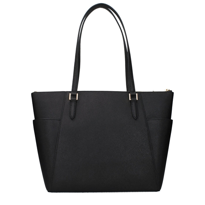 Michael Kors Black Leather Shoulder Bag