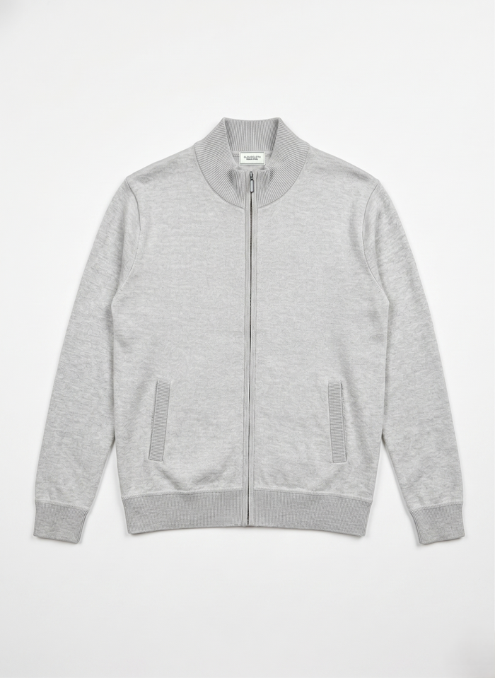 MSW1202 Men's Solid Full-Zip Sweater - Available in 5 Colors