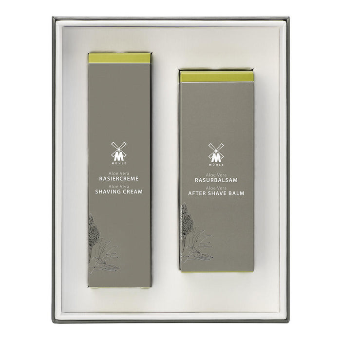 Muhle Shave Care Aloe Vera Set With Shaving Cream & Aftershave