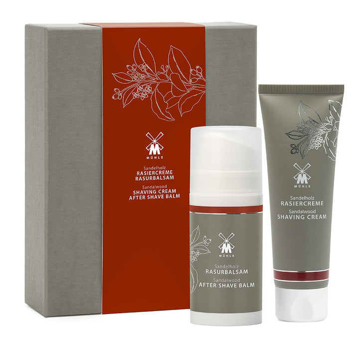 Muhle Shave Care Sandalwood Set With Shaving Cream & Aftershave Balm