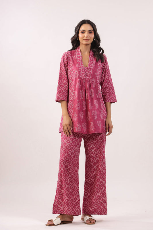 Mulberry Mist Cotton Co-ord Set