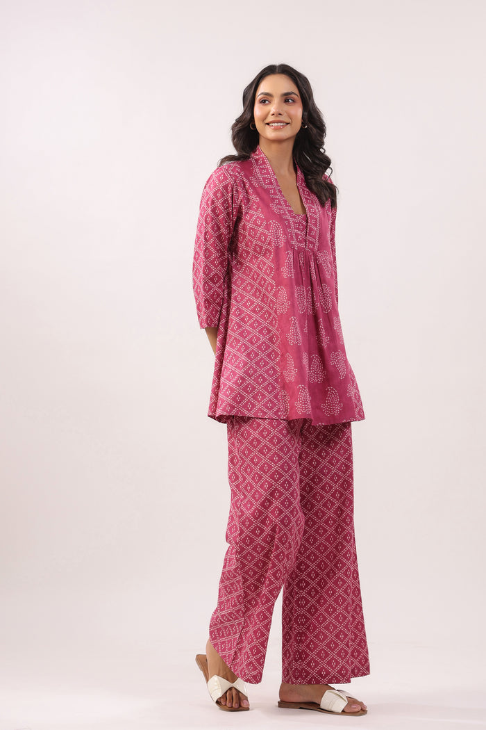 Mulberry Mist Cotton Co-ord Set