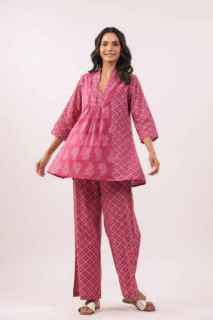 Mulberry Mist Cotton Co-ord Set