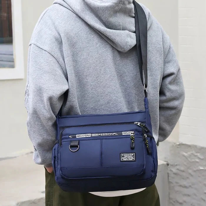 Multi-Pocket Crossbody Bag for Work & Travel