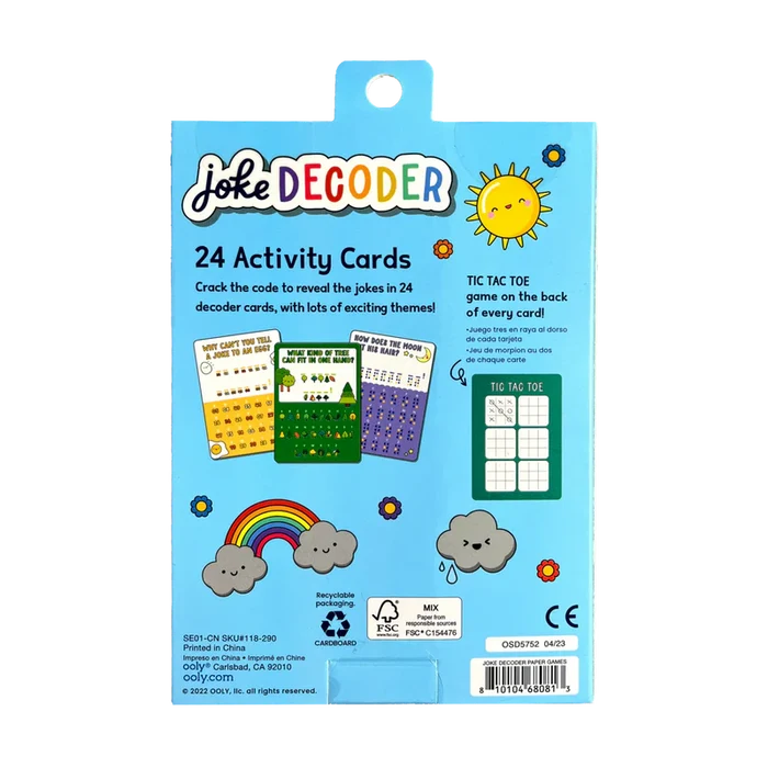 Ooly Joke Decoder Activity Cards