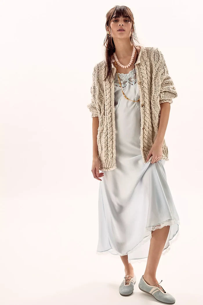 Opal Cardigan - Tea