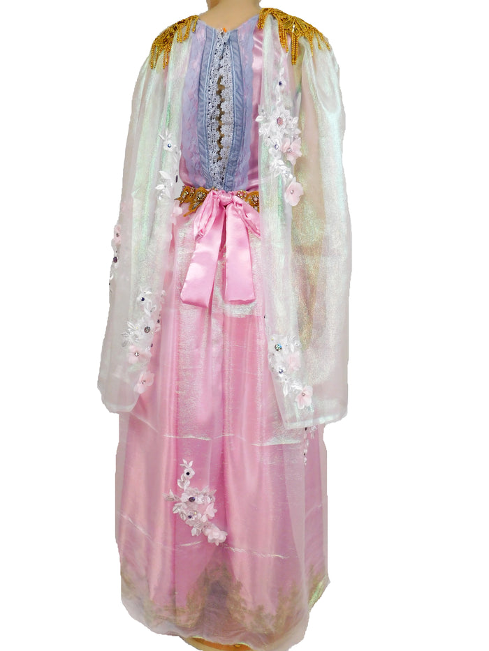 Pastel Crystal Princess Medieval Renaissance Ball Gown Dress Skirt with Corset