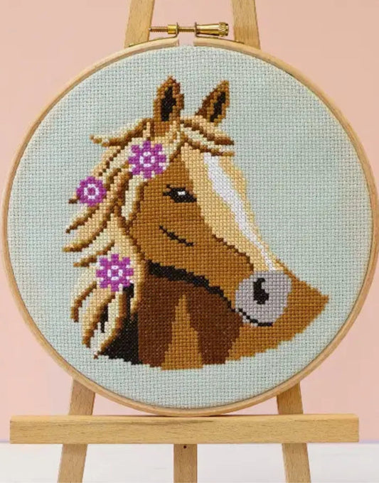 Penny the Pony Cross Stitch Kit, Caterpillar Cross Stitch