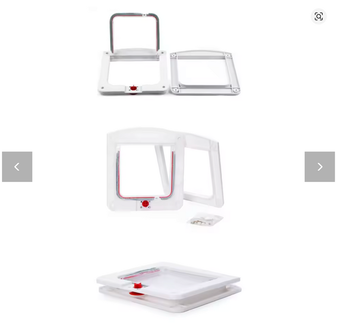 Pet Safe Cat Dog Door Hole Control Free In and Out Two-Way Adjustment