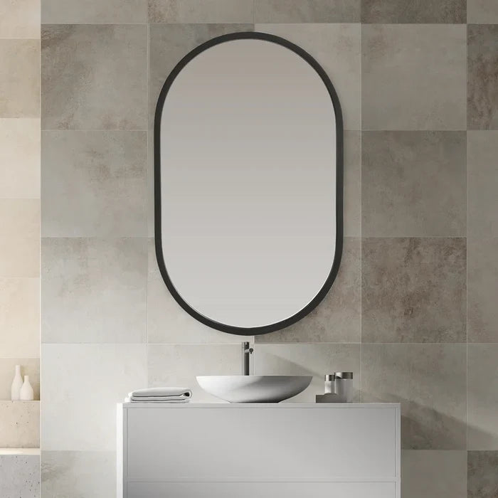 Pill Shape Wall Mirror