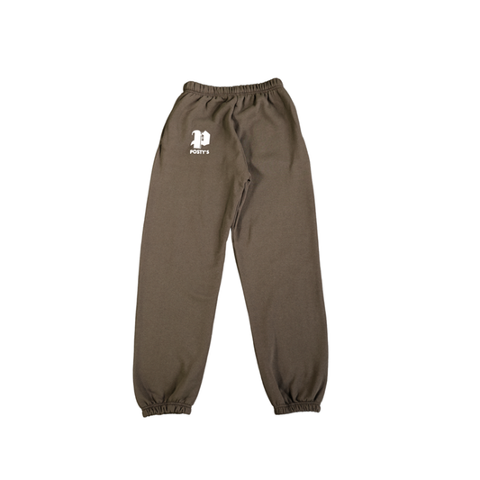 PM Logo Chocolate Brown Ladies Sweatpants