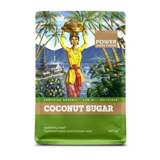 POWER SUPER FOODS Organic Coconut Palm Sugar 1kg - L'Organic