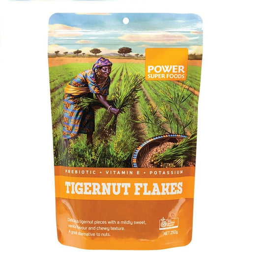 POWER SUPER FOODS Tigernut Flakes - 250g - L'Organic