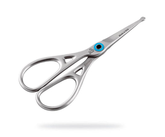 Premax Men Nose Hair Scissors With Ring Lock 10.5cm - 11513
