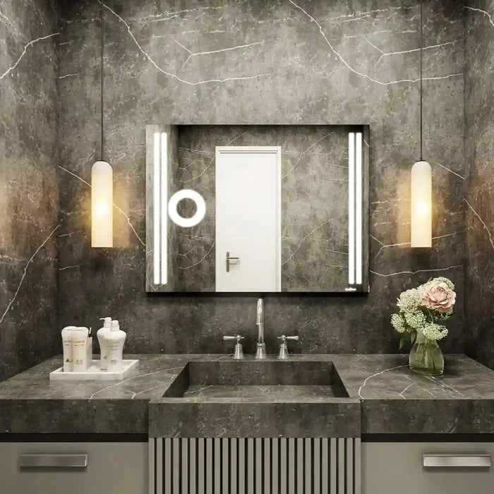 Prismatic the rectangle shape mirror for wash room